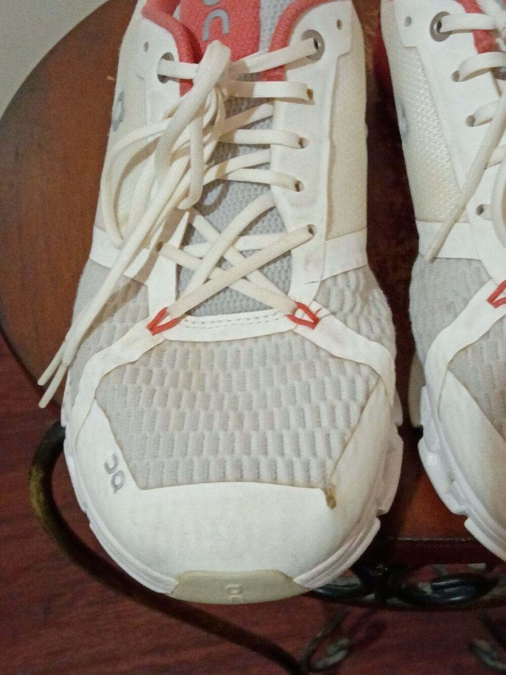 On Cloudflyer Women Running Shoes CloudTec White Coral 21.99626 Size 9.5 - Picture 6 of 14